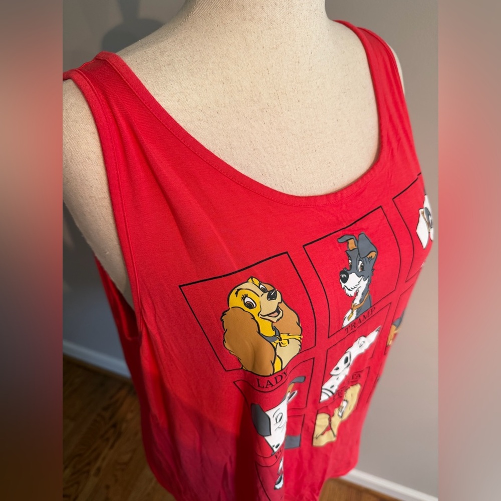 Disney X Torrid Dogs Supersoft Purple Swing Tank - Picture 6 of 11